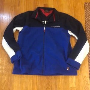 Vintage Tommy Hilfiger fleece jacket size XL.
